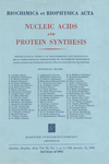 Go to journal home page - Biochimica et Biophysica Acta (BBA) - Nucleic Acids and Protein Synthesis
